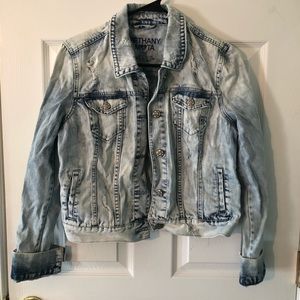 Bethany Mota Light Wash Denim Jacket